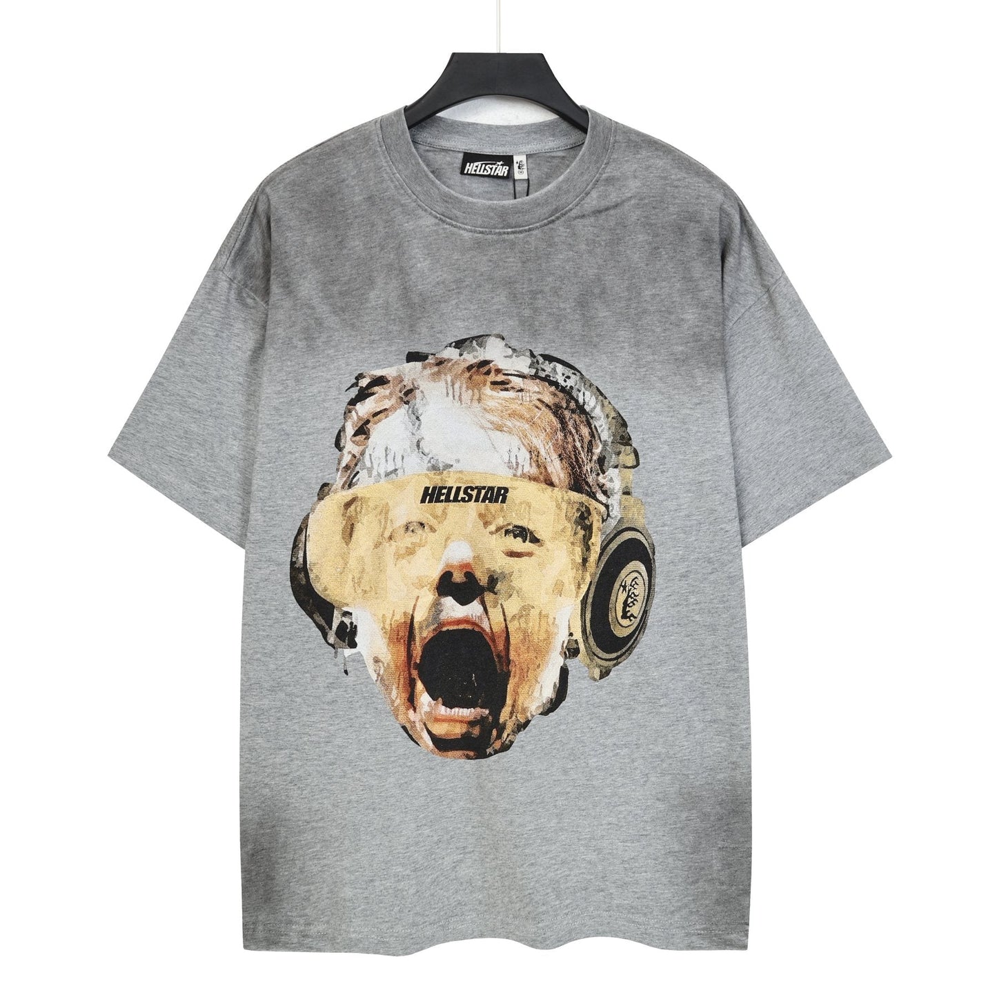 HS Screaming Head Star Graphic T-Shirt ¡ª front