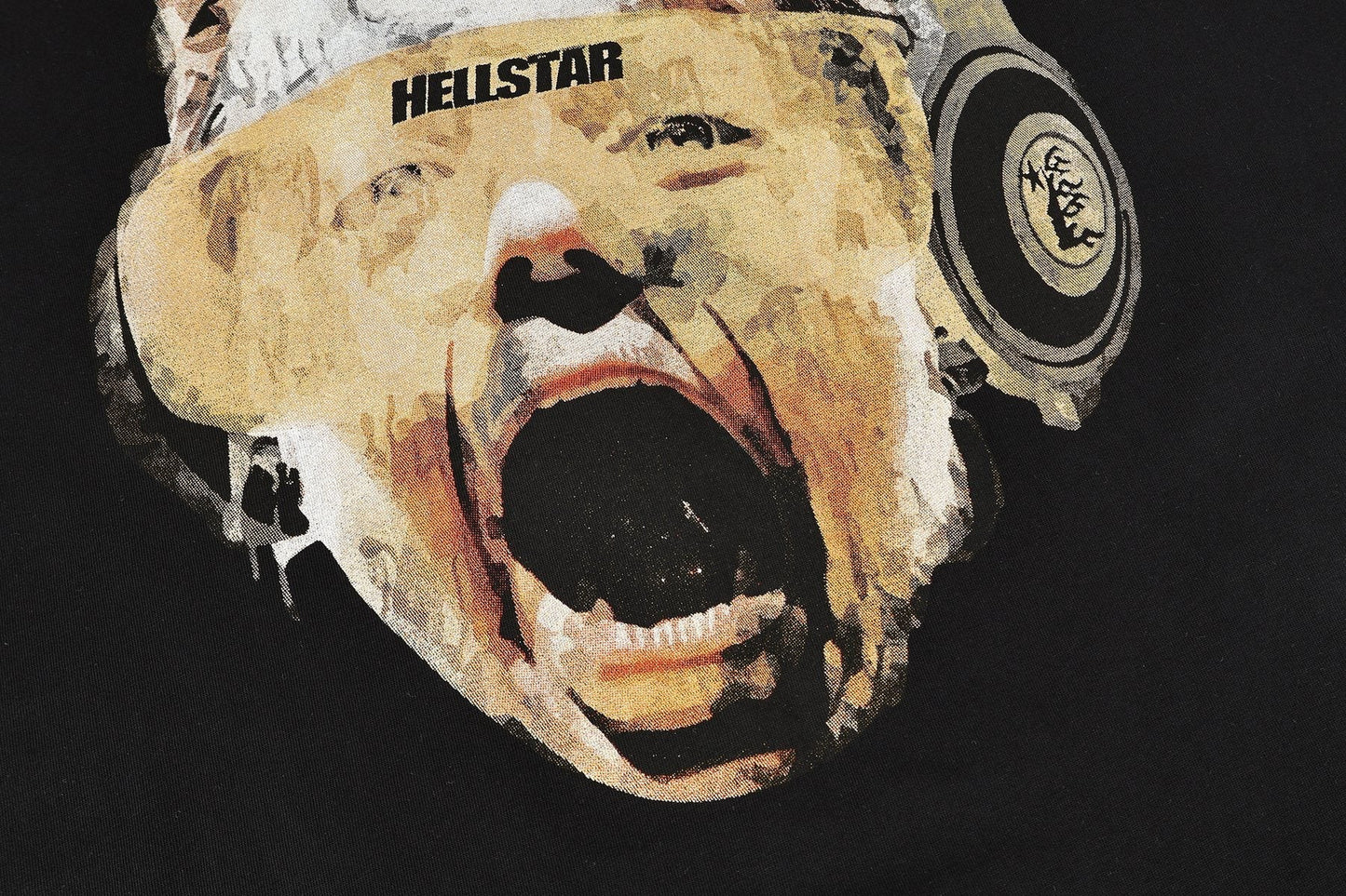 HS Screaming Head Star Graphic T-Shirt ¡ª detail