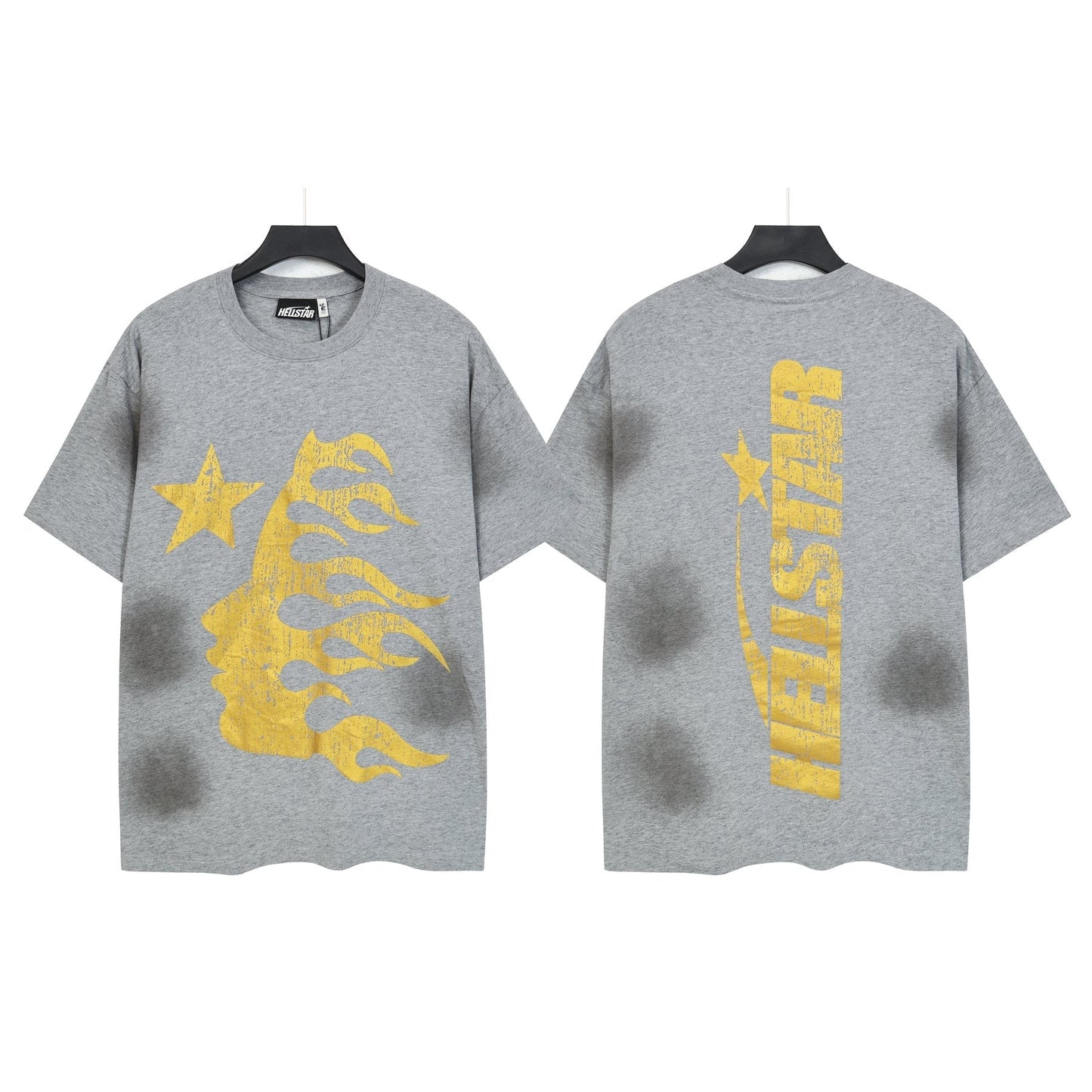 HS Star Flame Face Graphic T-Shirt ¡ª front