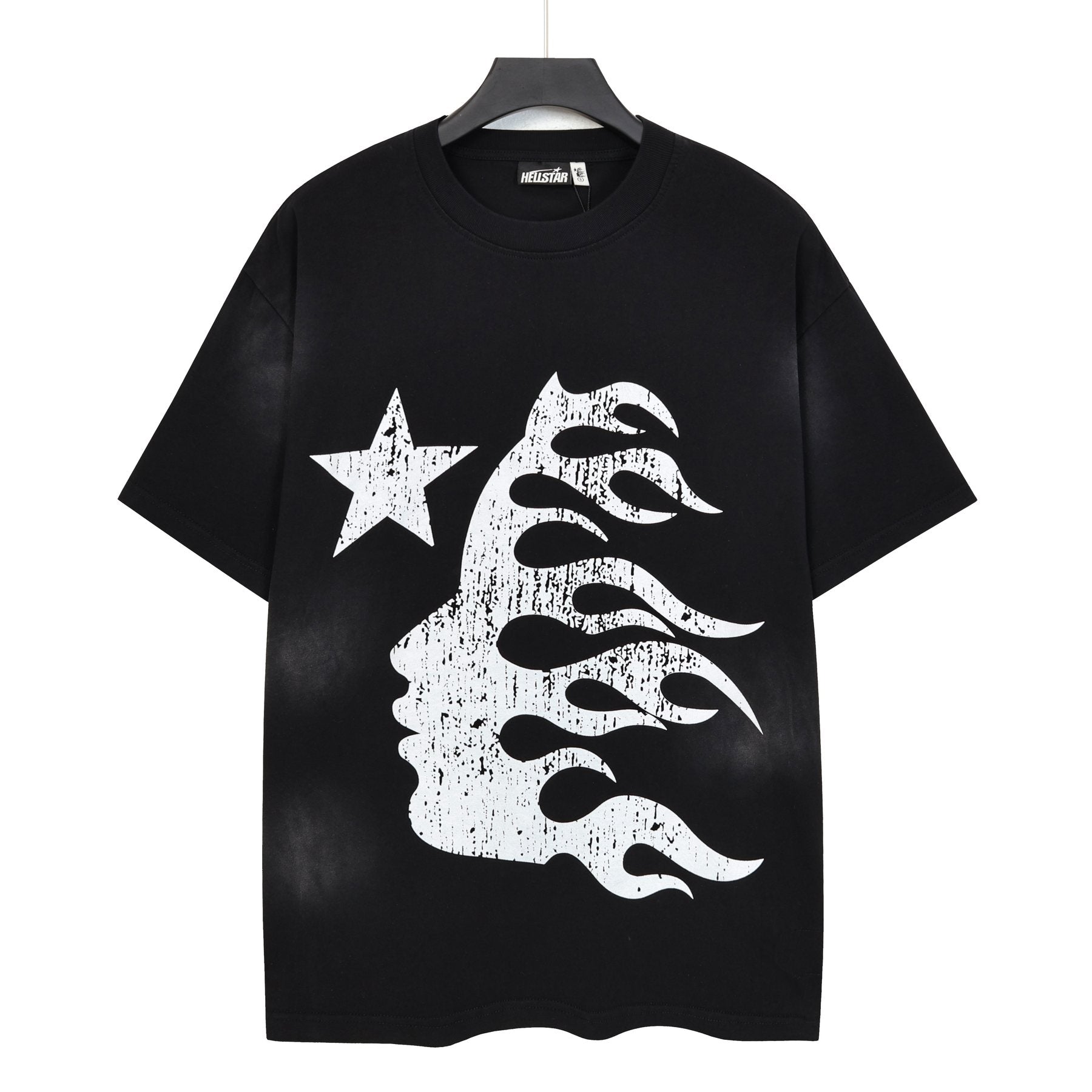 HS Star Flame Face Graphic T-Shirt ¡ª front