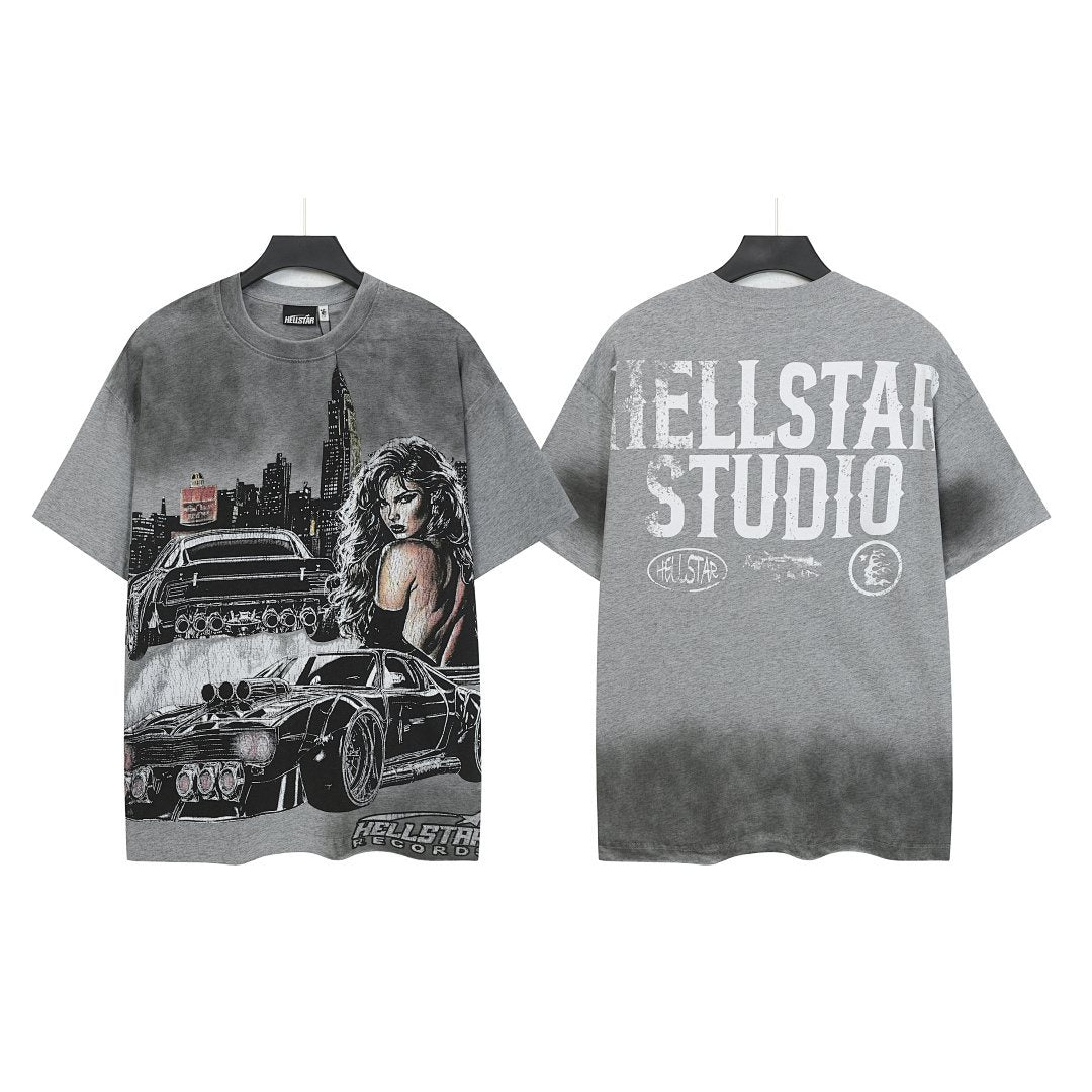 HS Records Studio Acid-Wash T-Shirt ¡ª comparison