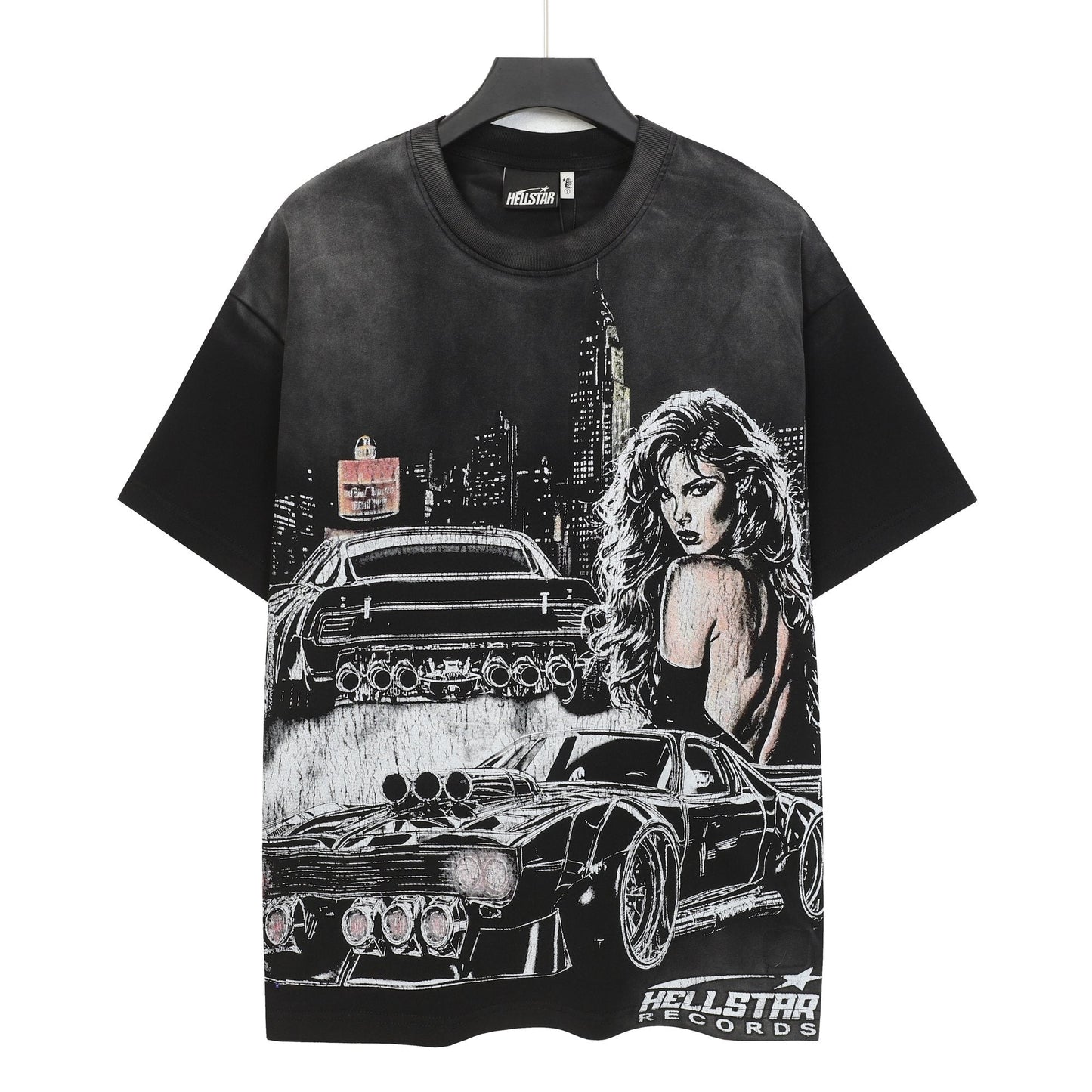 HS Records Studio Acid-Wash T-Shirt ¡ª hero