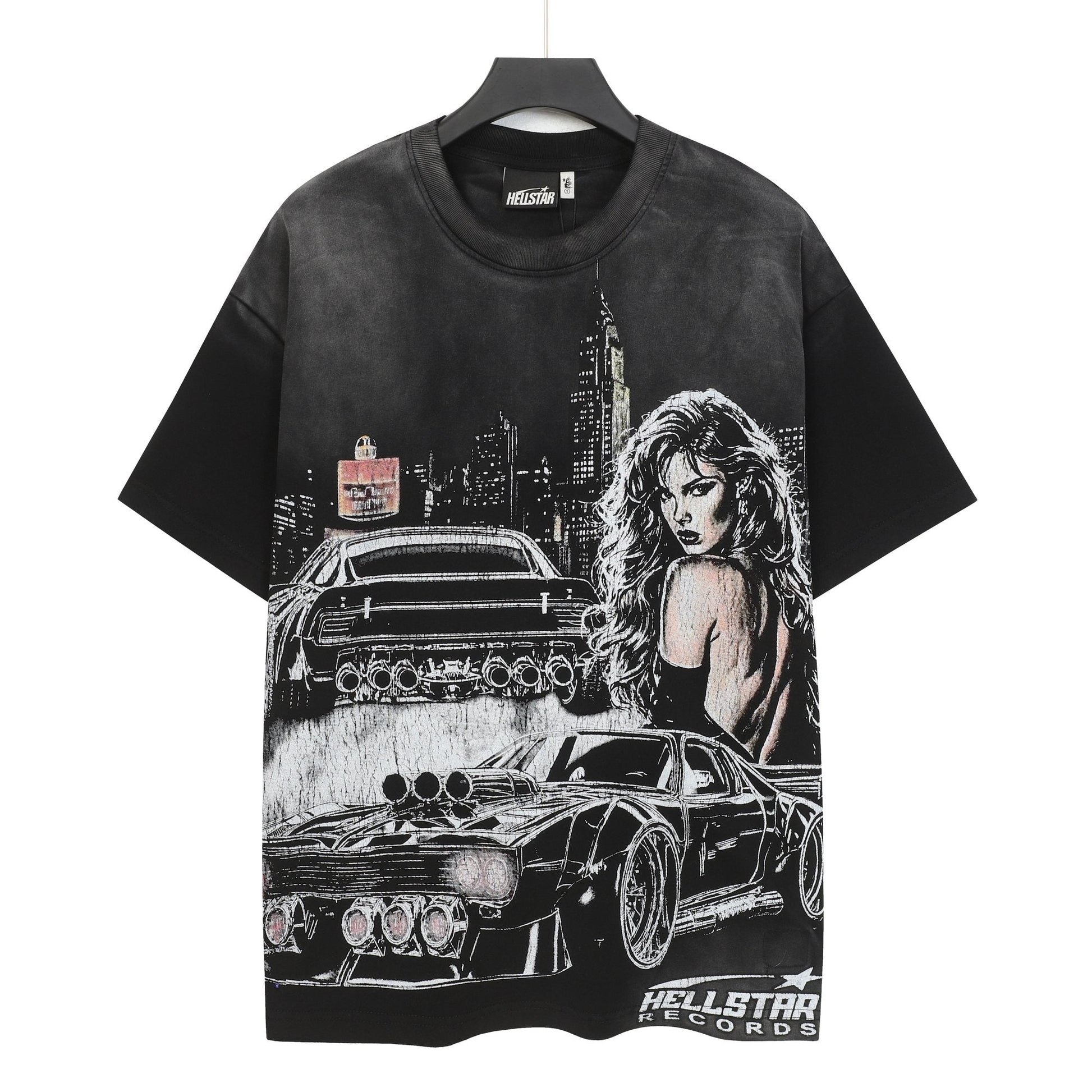 HS Records Studio Acid-Wash T-Shirt ¡ª hero