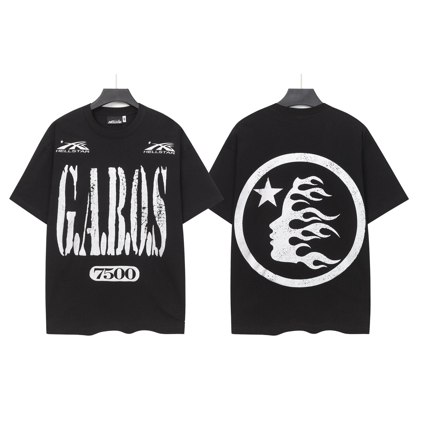 HS Galras 7500 Face & Flame Graphic T-Shirt ¡ª front