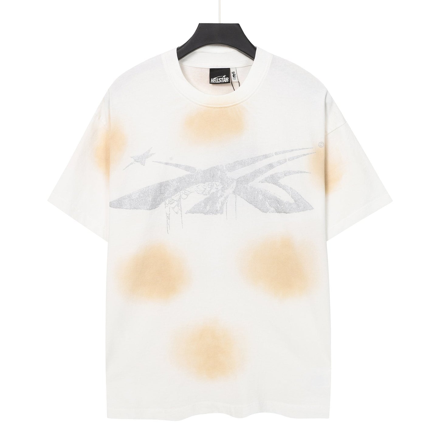 HS Airbrushed Insect & Spiderweb Graphic T-Shirt ¡ª front