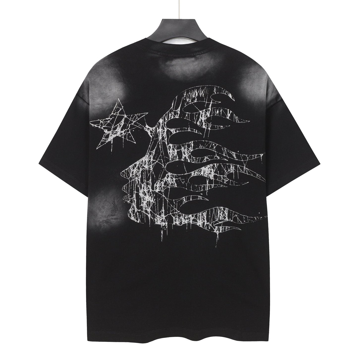 HS Airbrushed Insect & Spiderweb Graphic T-Shirt ¡ª back