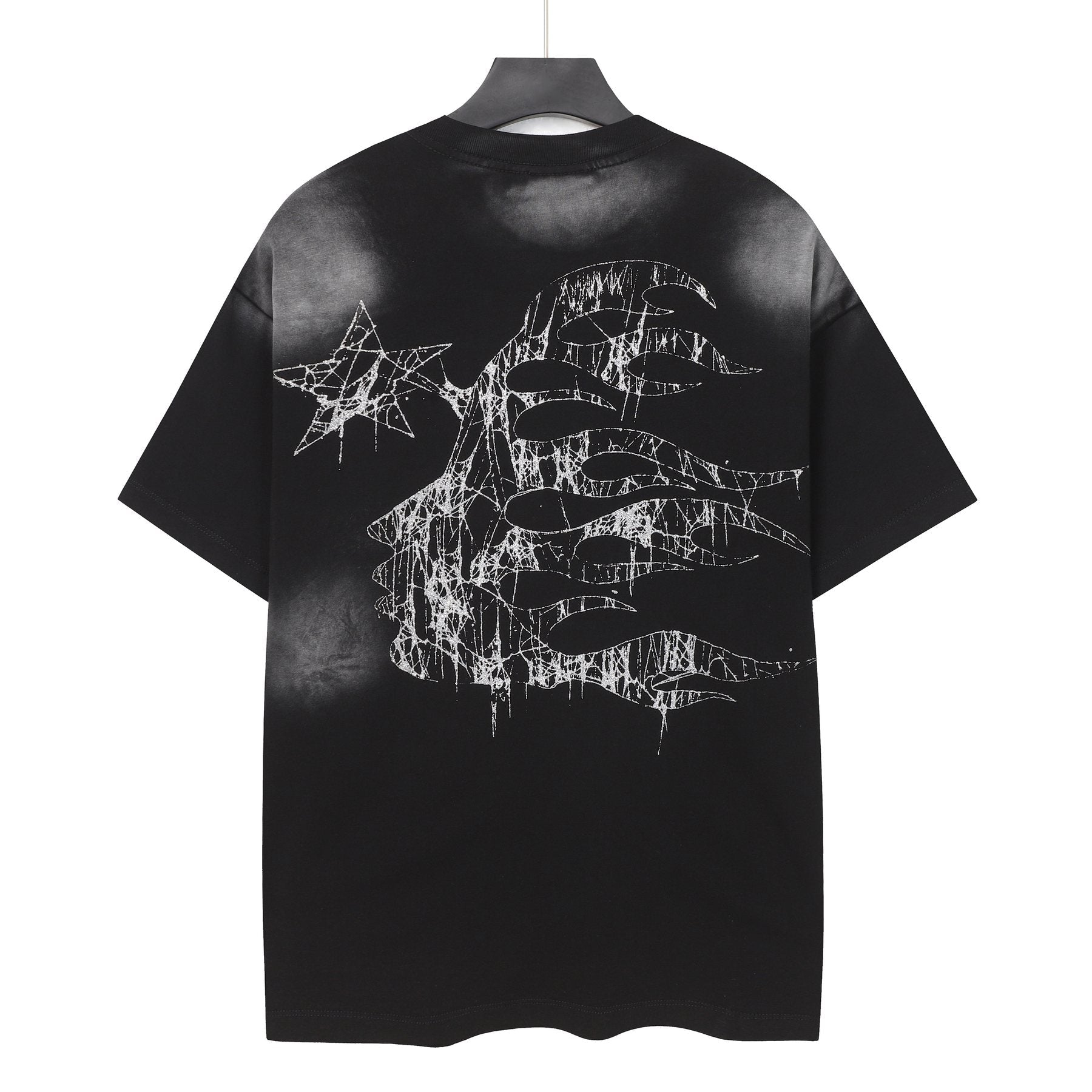 HS Airbrushed Insect & Spiderweb Graphic T-Shirt ¡ª back