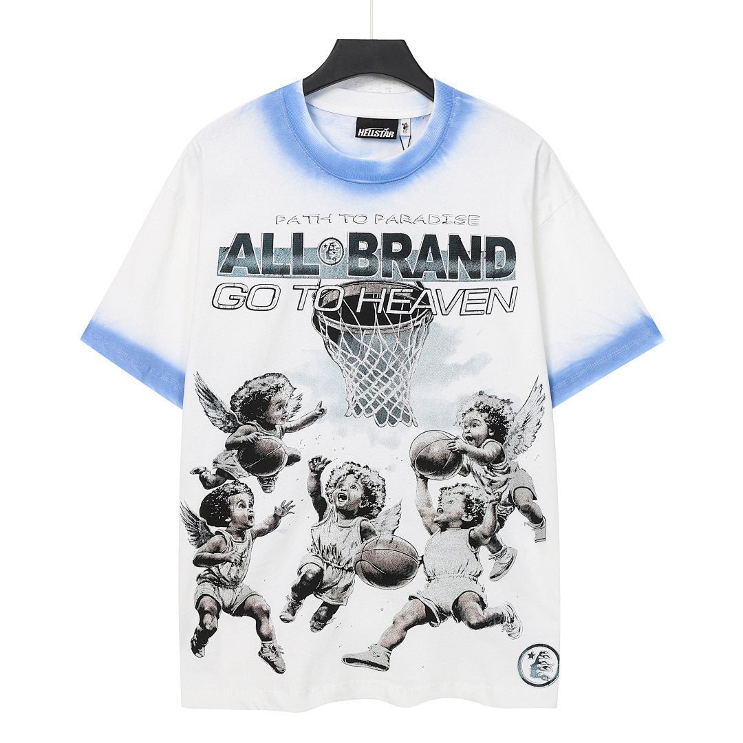 HS Path to Paradise Basketball Cherub Graphic T-Shirt ¡ª hero