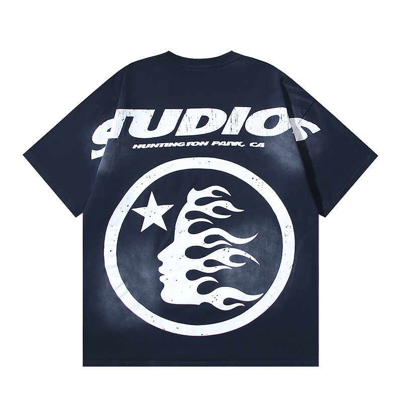 HS Black Studios Flame Graphic T-Shirt ¡ª back