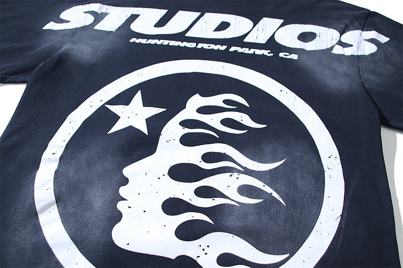 HS Black Studios Flame Graphic T-Shirt ¡ª detail
