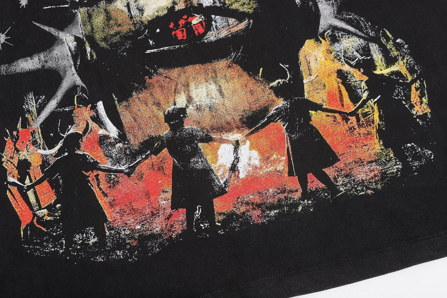 HS Red Graphic Short-Sleeve T-Shirt ¡ª detail