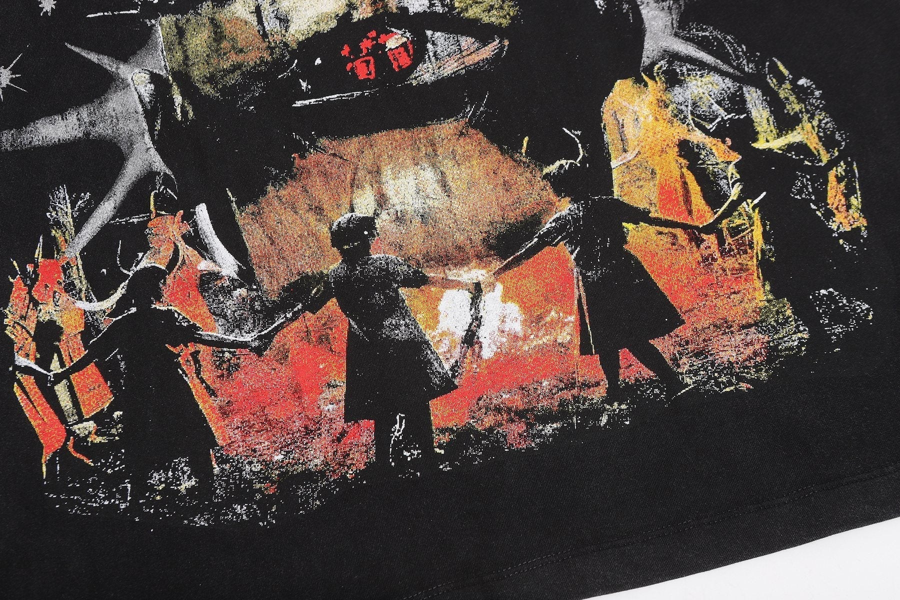 HS Red Graphic Short-Sleeve T-Shirt ¡ª detail