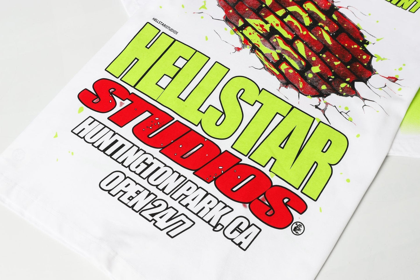 HS Brick Wall Open 24/7 Graphic T-Shirt ¡ª detail