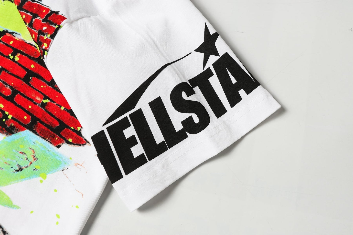 HS Brick Wall Open 24/7 Graphic T-Shirt ¡ª detail