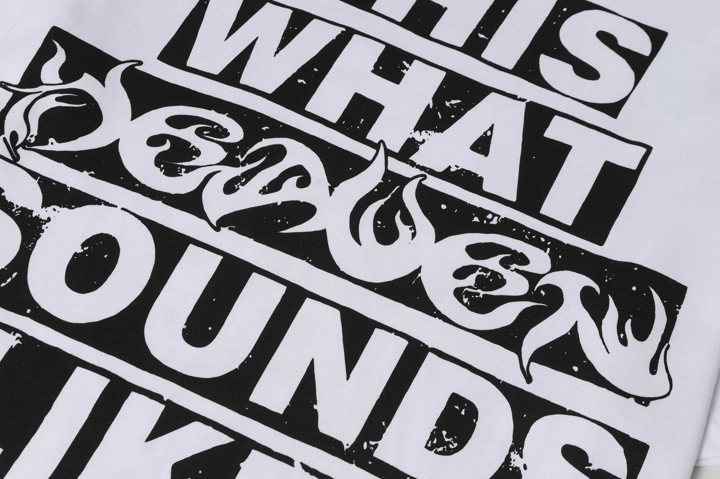 HS Screaming Face Graphic T-Shirt ¡ª detail