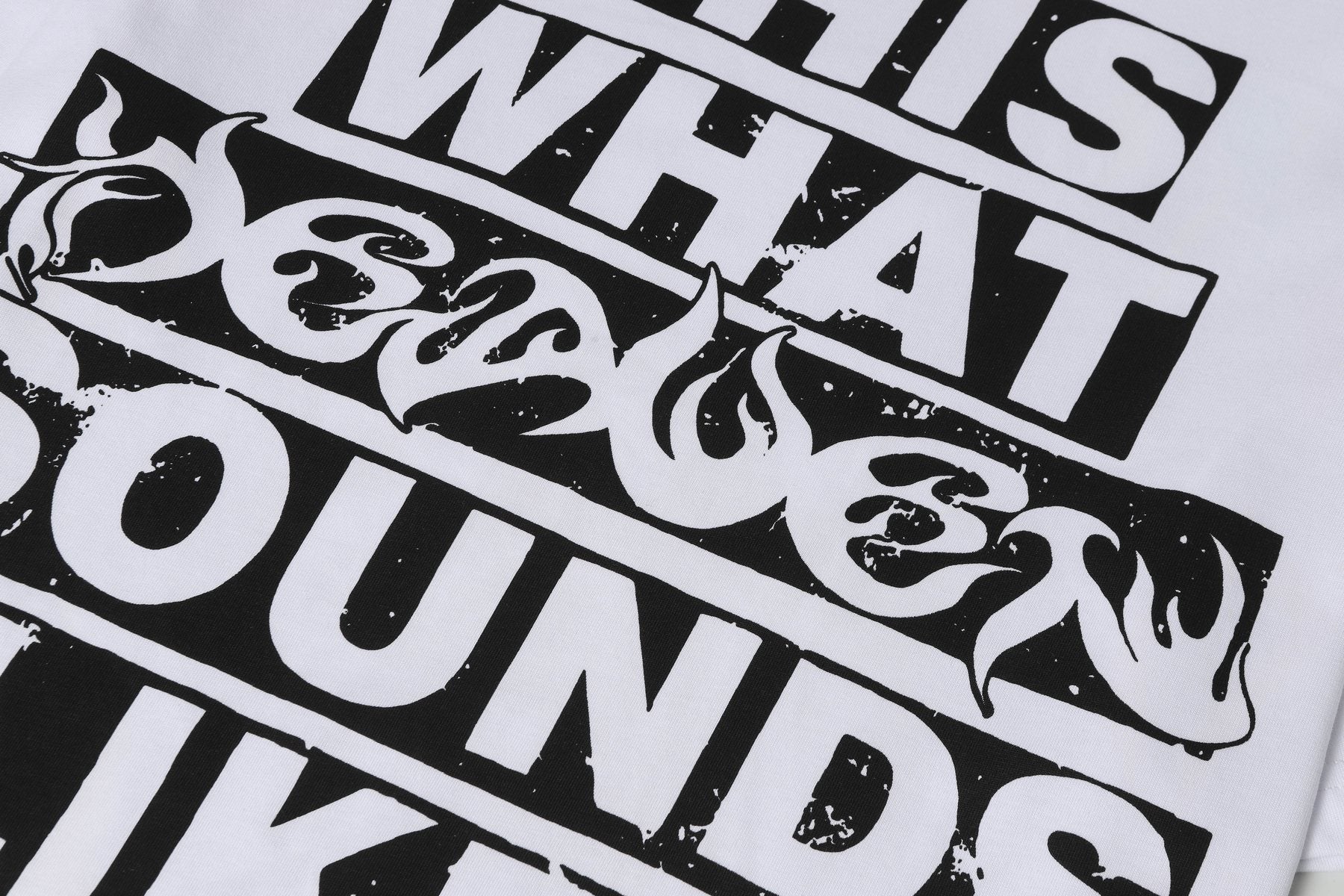 HS Screaming Face Graphic T-Shirt ¡ª detail