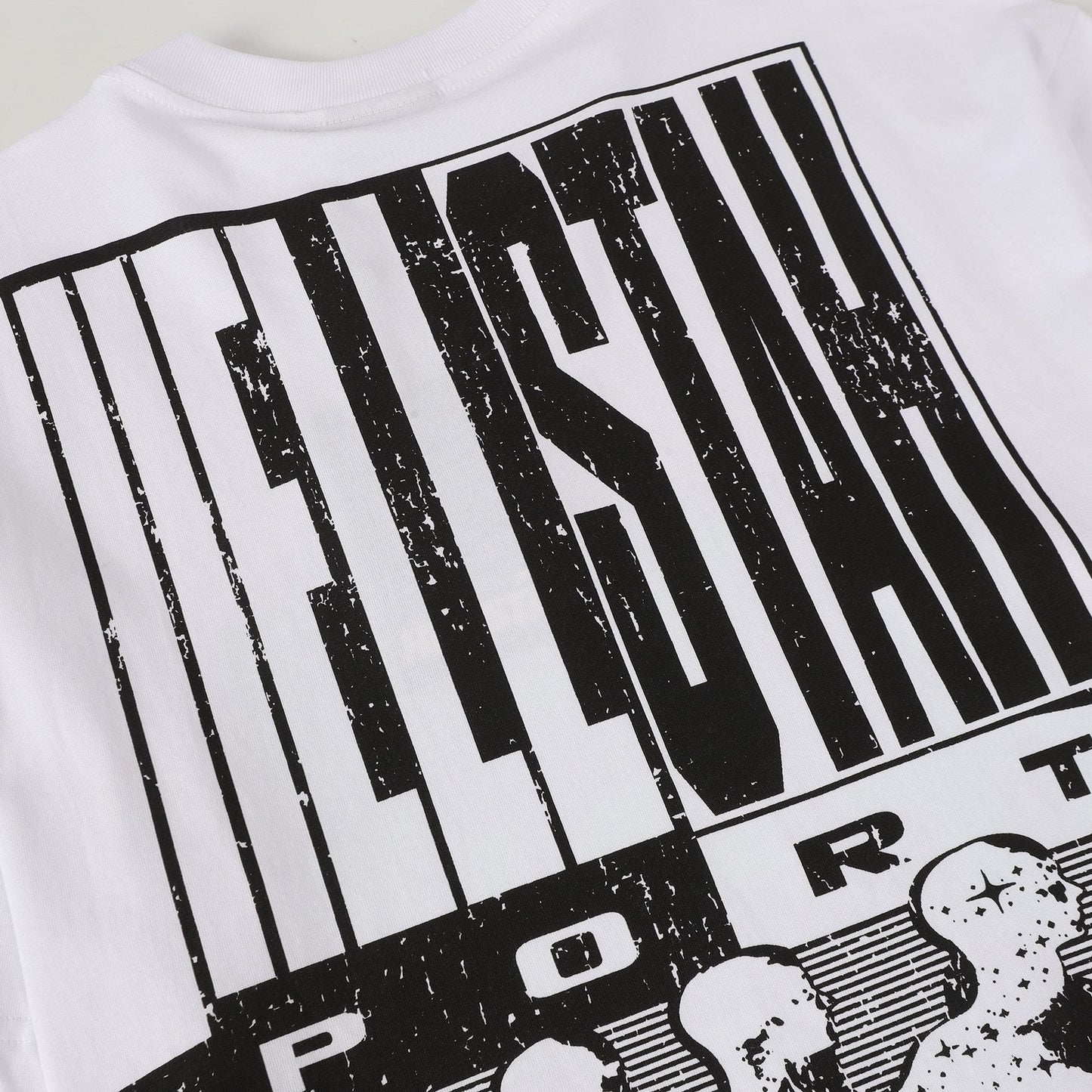HS Sports-Inspired Front & Back Graphic T-Shirt ¡ª detail