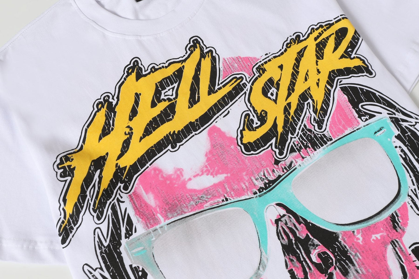HS Brand Like a Rock Star Skull Graphic T-Shirt ¡ª detail
