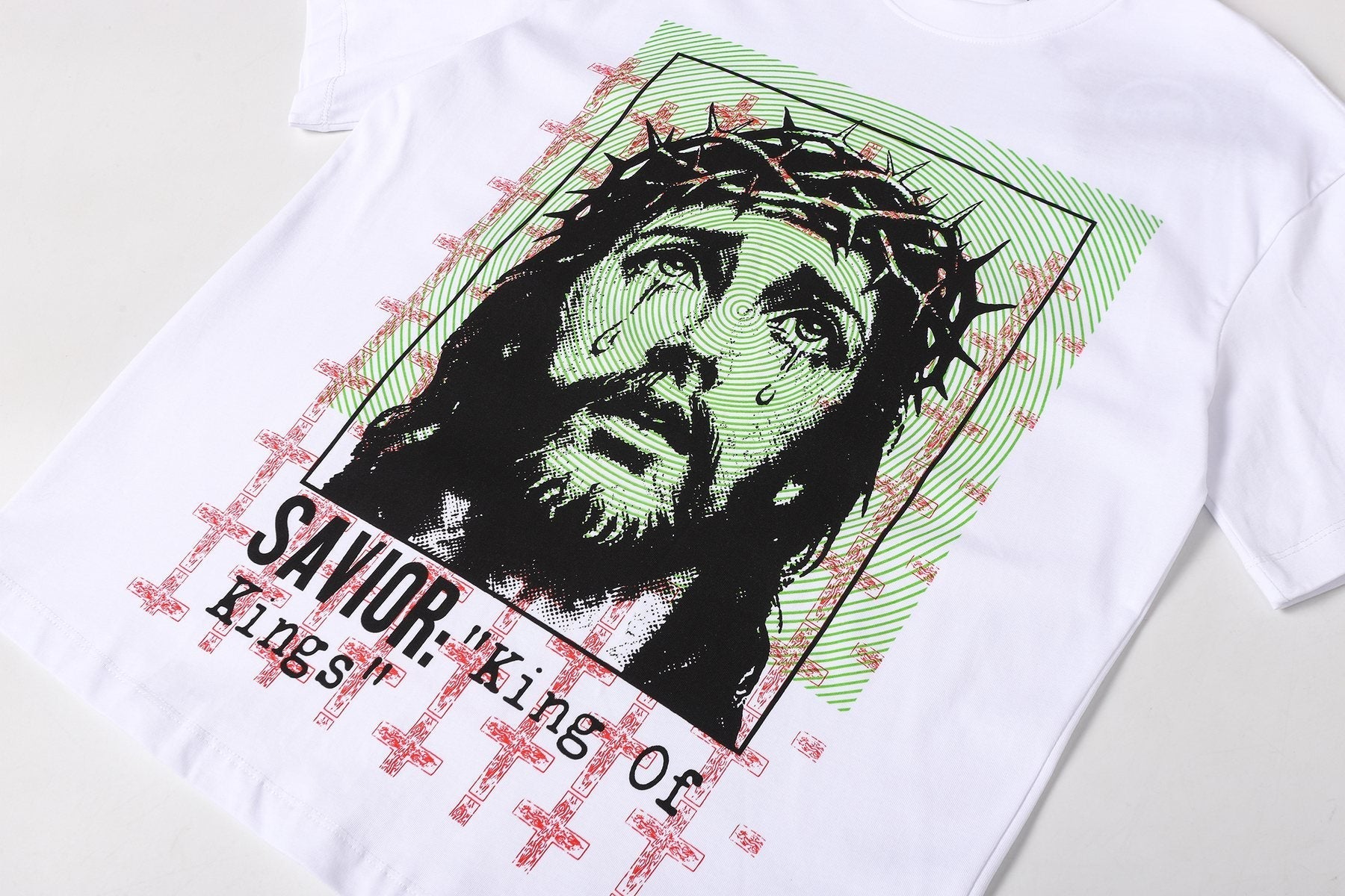 HS Savior King of Kings Graphic T-Shirt ¡ª detail