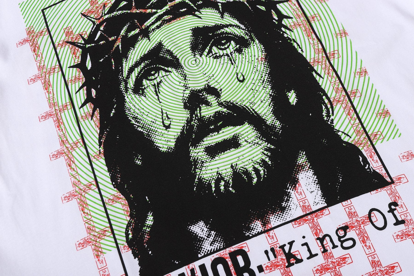 HS Savior King of Kings Graphic T-Shirt ¡ª detail