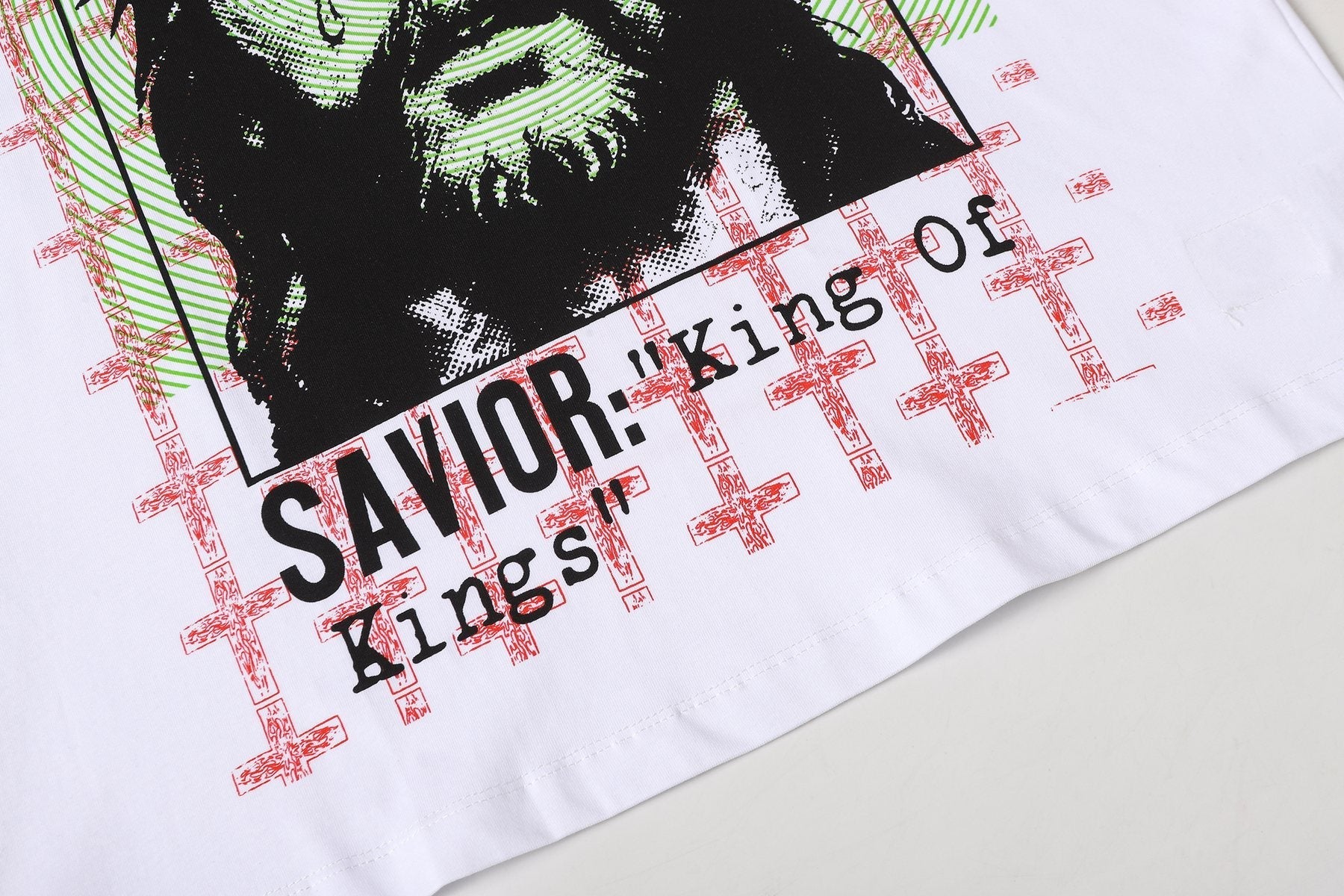 HS Savior King of Kings Graphic T-Shirt ¡ª detail