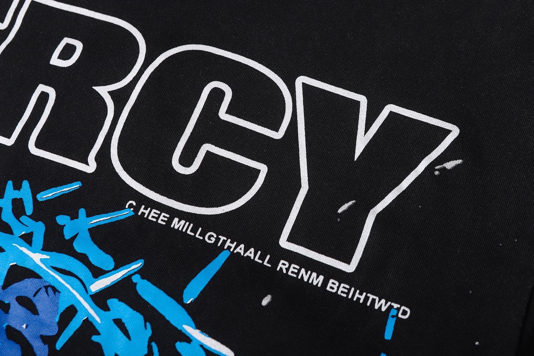 HS Mercy Paint Splatter Graphic T-Shirt ¡ª detail