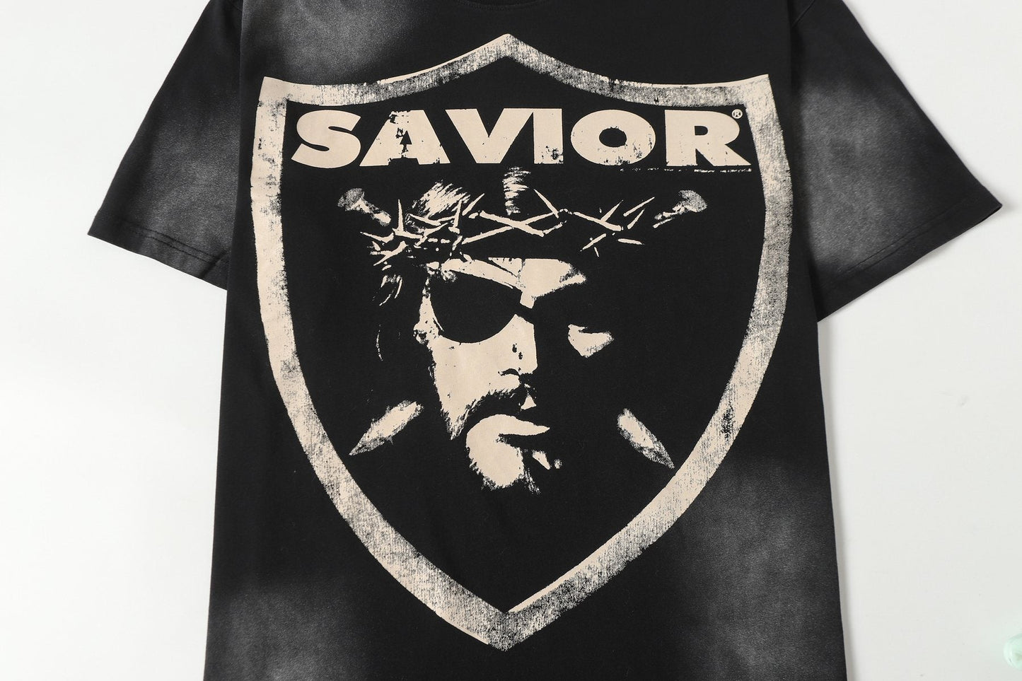 HS Savior Bigger Than Satan Graphic T-Shirt ¡ª detail