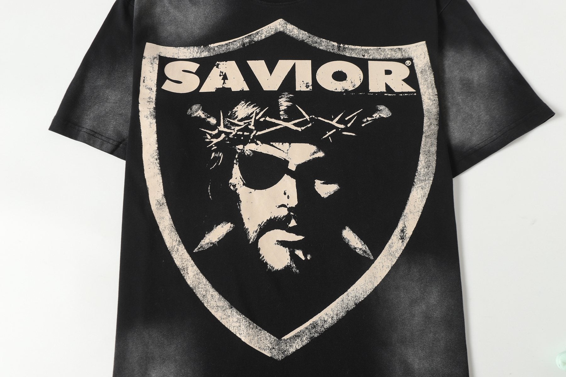 HS Savior Bigger Than Satan Graphic T-Shirt ¡ª detail