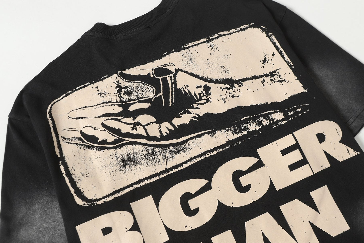 HS Savior Bigger Than Satan Graphic T-Shirt ¡ª detail
