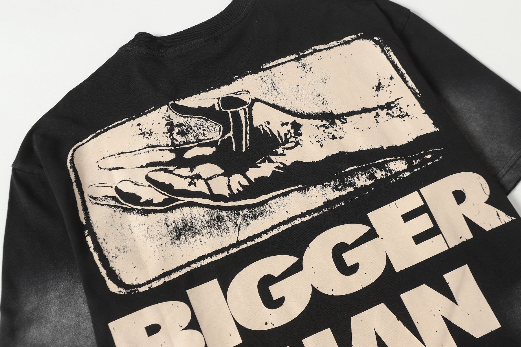 HS Savior Bigger Than Satan Graphic T-Shirt ¡ª detail