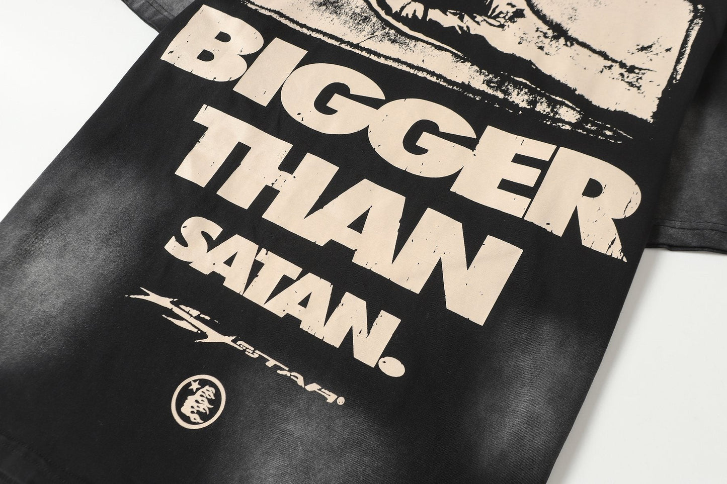 HS Savior Bigger Than Satan Graphic T-Shirt ¡ª detail