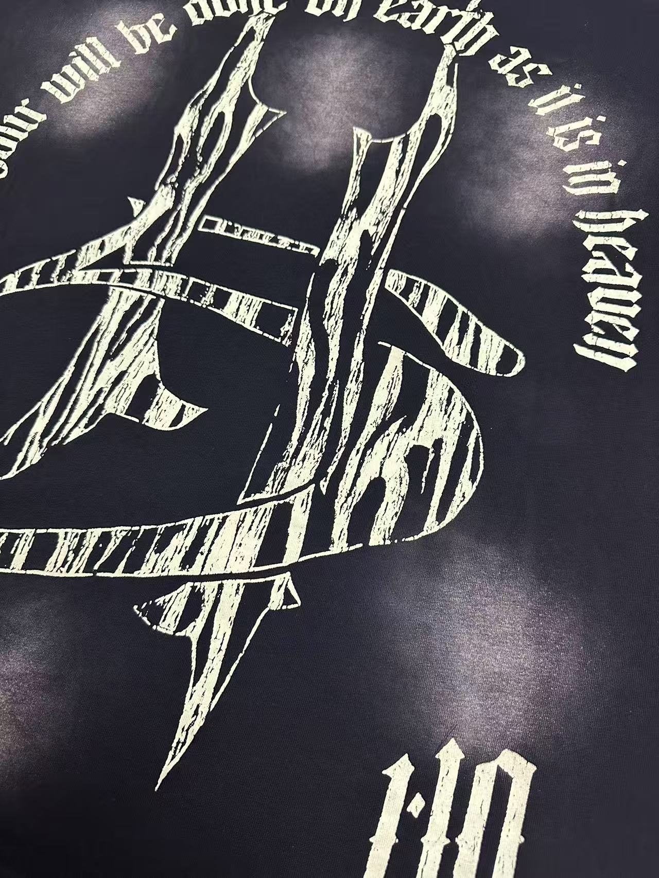 HS Distressed Emblem Graphic T-Shirt ¡ª detail