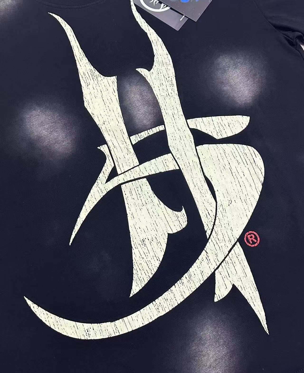 HS Distressed Emblem Graphic T-Shirt ¡ª detail