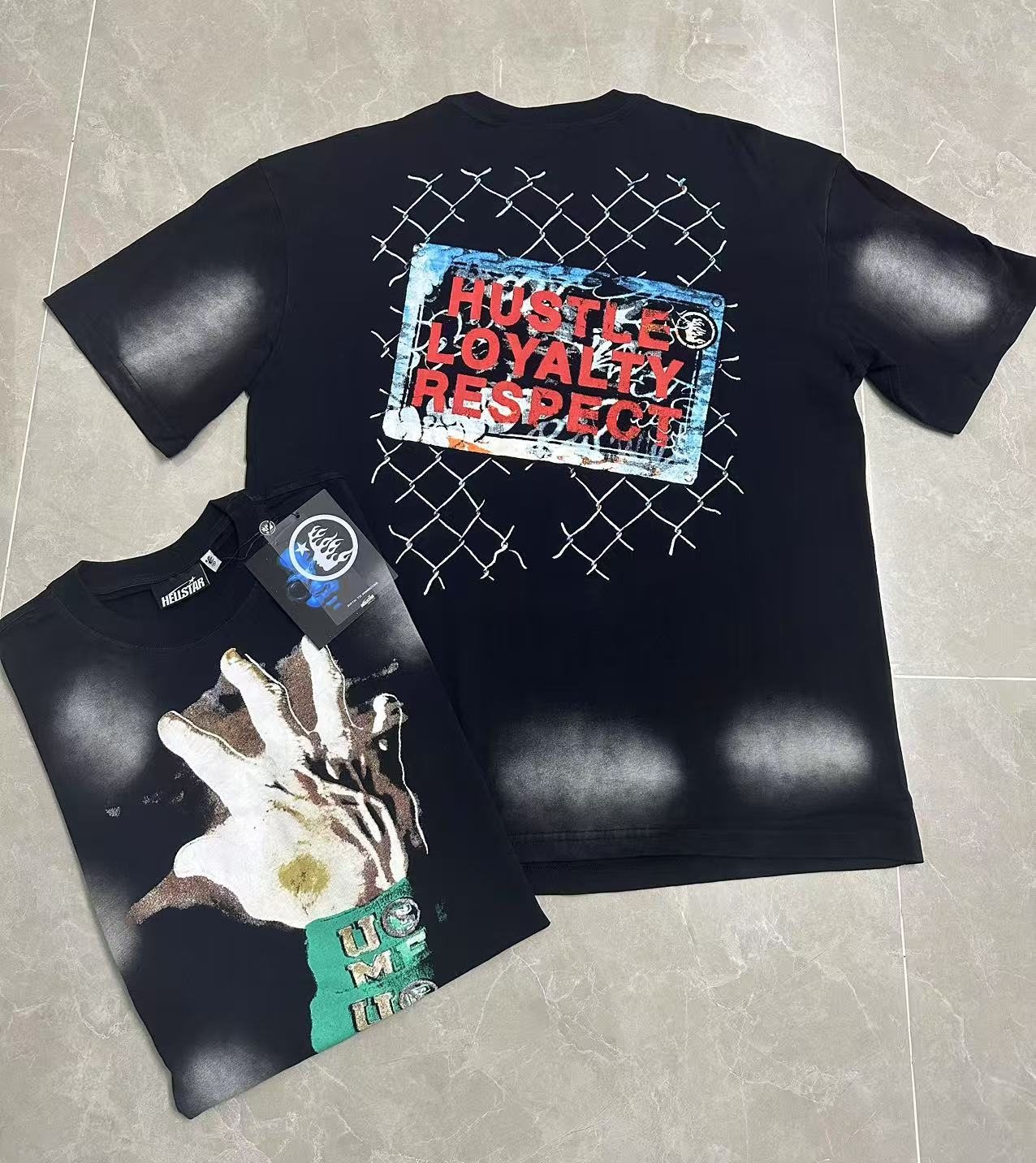 HS Hustle Loyalty Respect Graphic T-Shirt ¡ª context