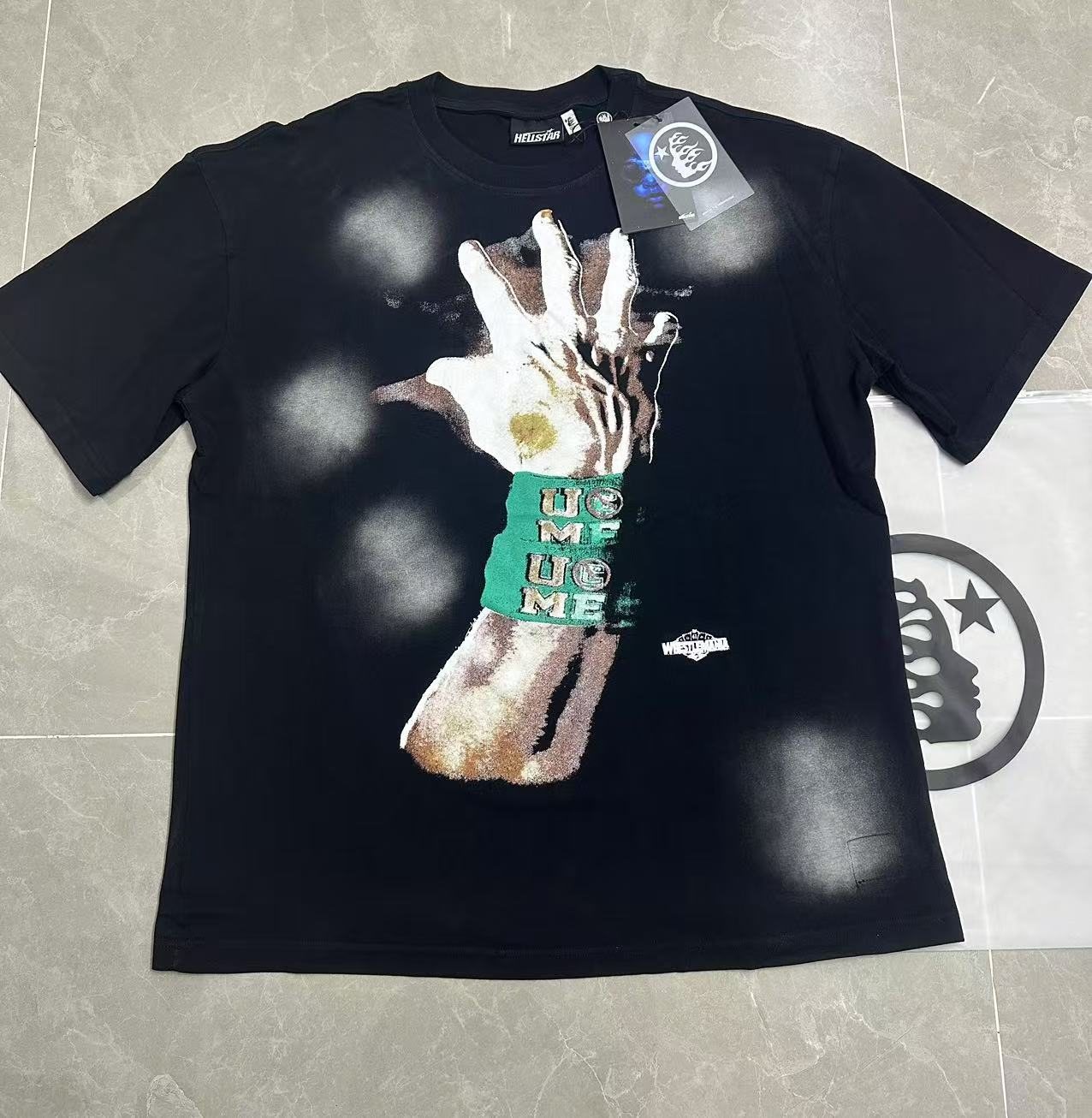 HS Hustle Loyalty Respect Graphic T-Shirt ¡ª hang_tag