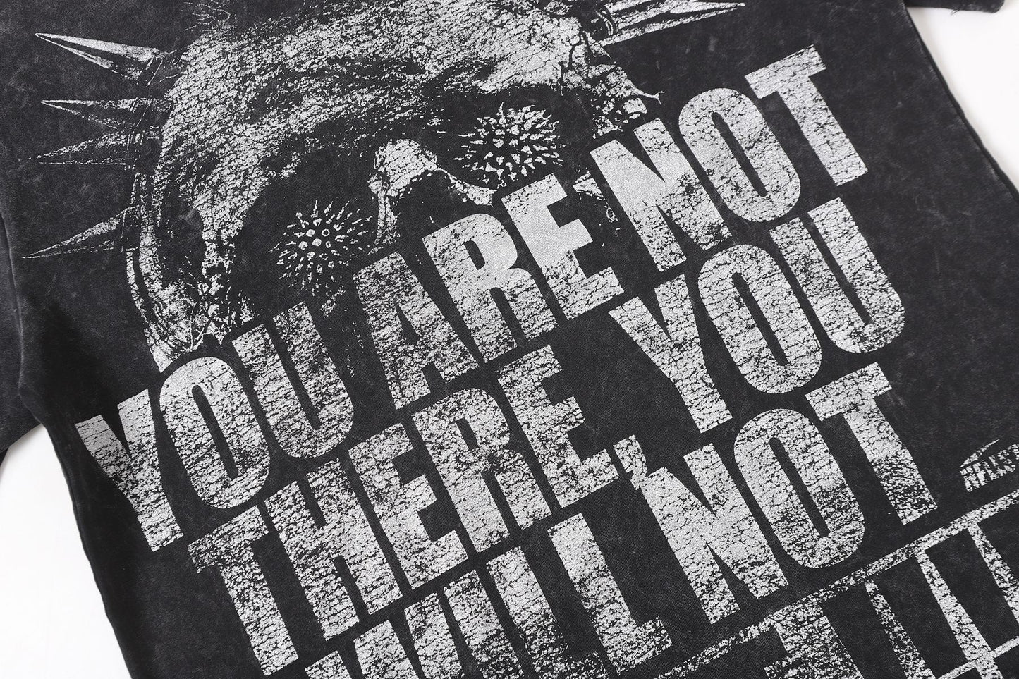 HS Skull Graphic Short-Sleeve T-Shirt ¡ª detail