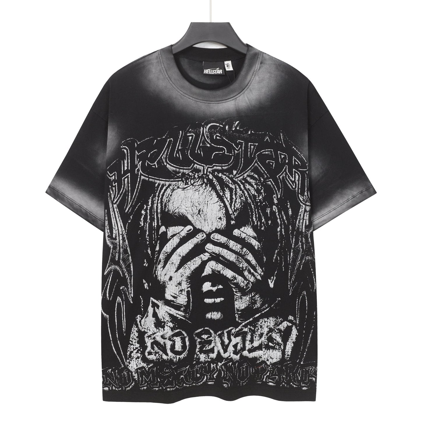 HS No Evil Distressed Graphic T-Shirt ¡ª front