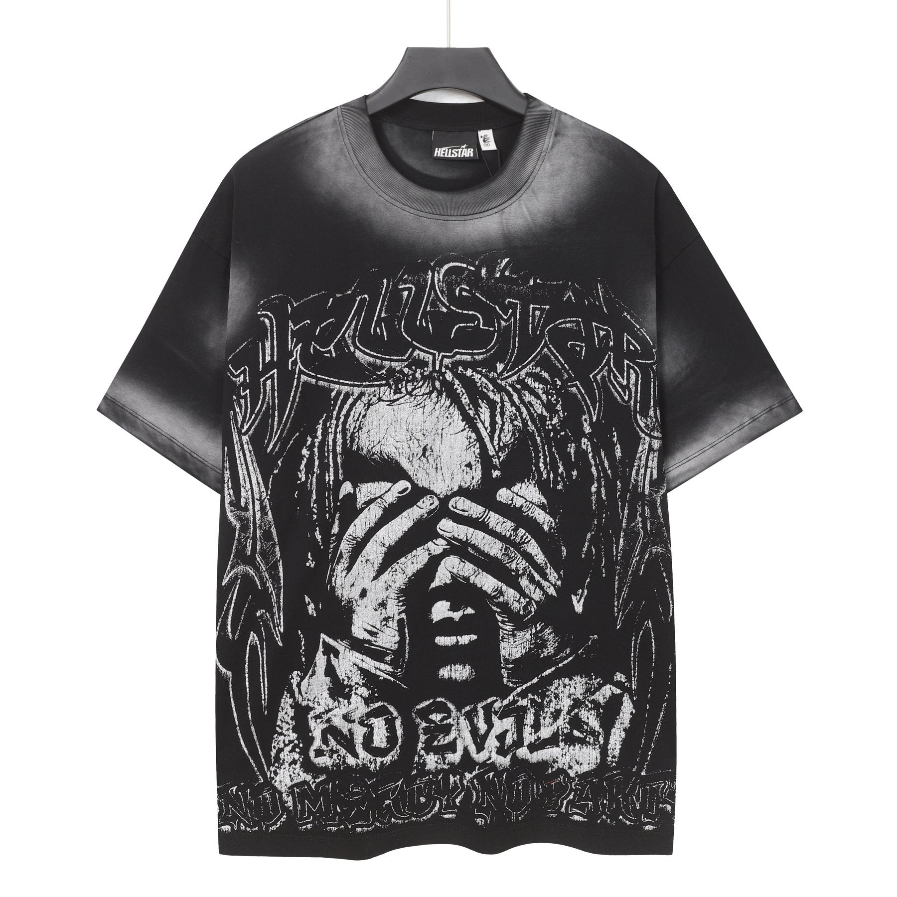 HS No Evil Distressed Graphic T-Shirt ¡ª front