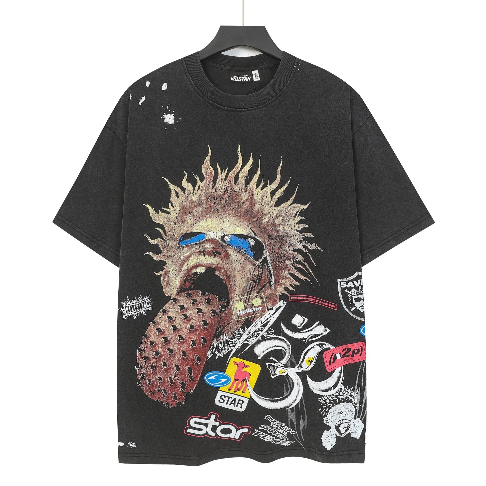 HS Character & Graffiti Graphic Short-Sleeve T-Shirt ¡ª hero