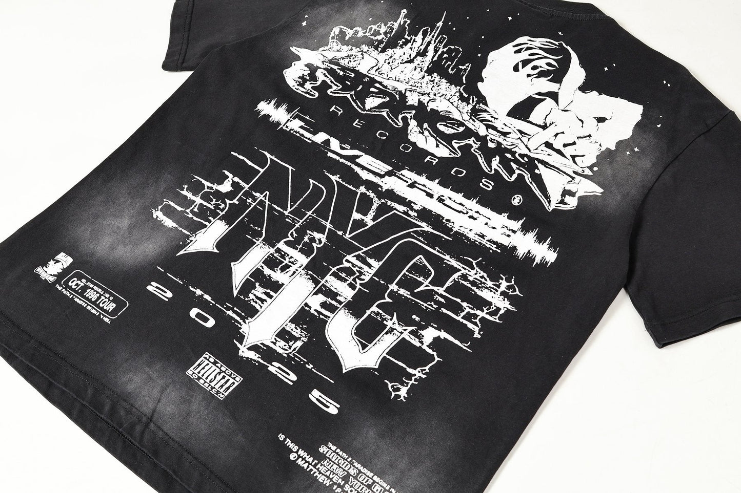 HS NYC Distressed Graphic Short-Sleeve T-Shirt ¡ª detail