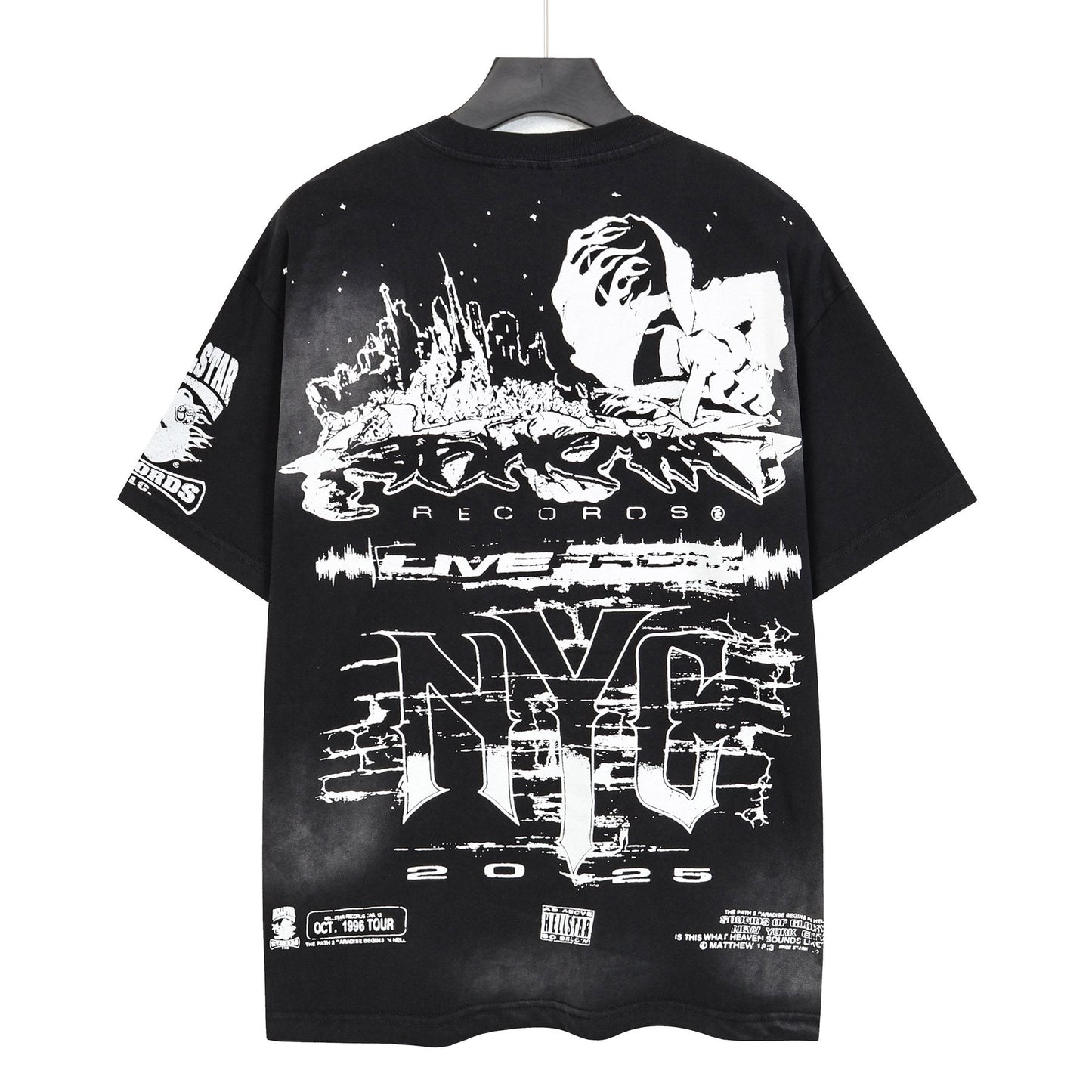 HS NYC Distressed Graphic Short-Sleeve T-Shirt ¡ª back