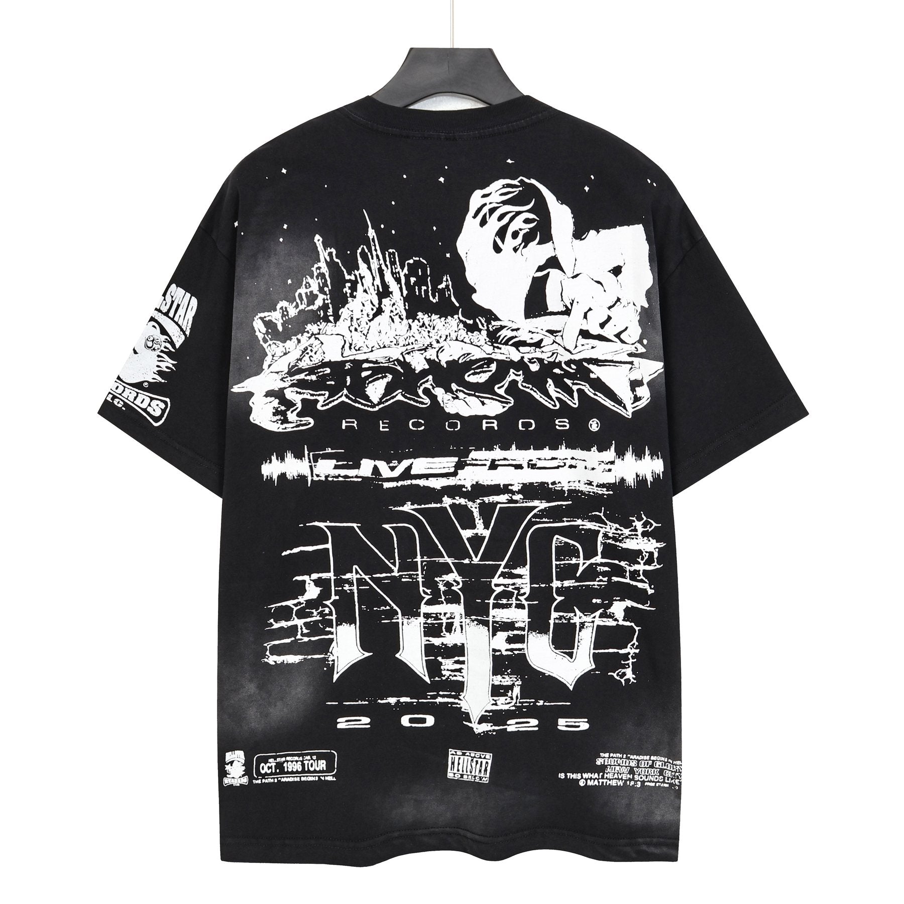 HS NYC Distressed Graphic Short-Sleeve T-Shirt ¡ª back