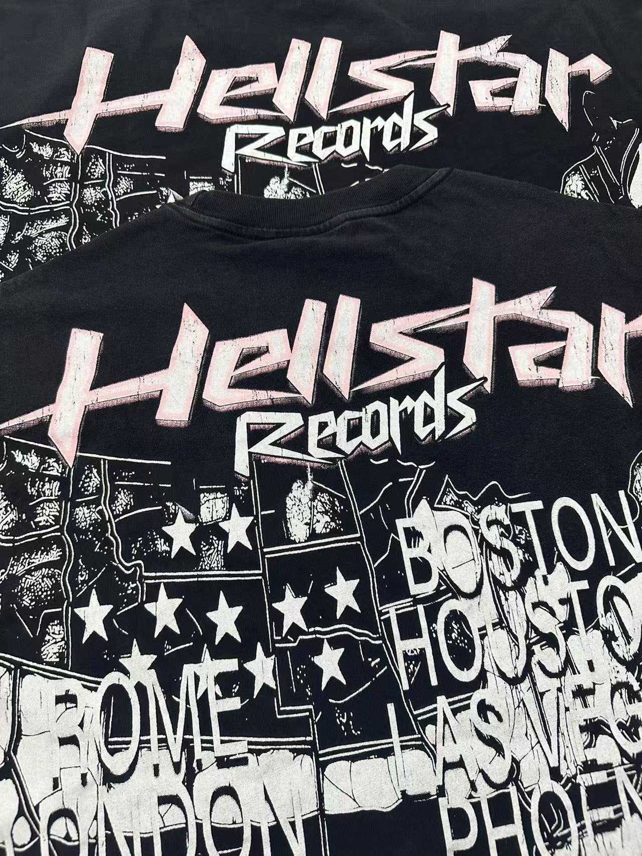HS Skull and City Graphic Short-Sleeve T-Shirt ¡ª detail