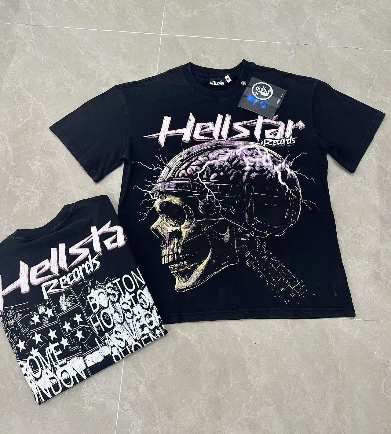 HS Skull and City Graphic Short-Sleeve T-Shirt ¡ª context