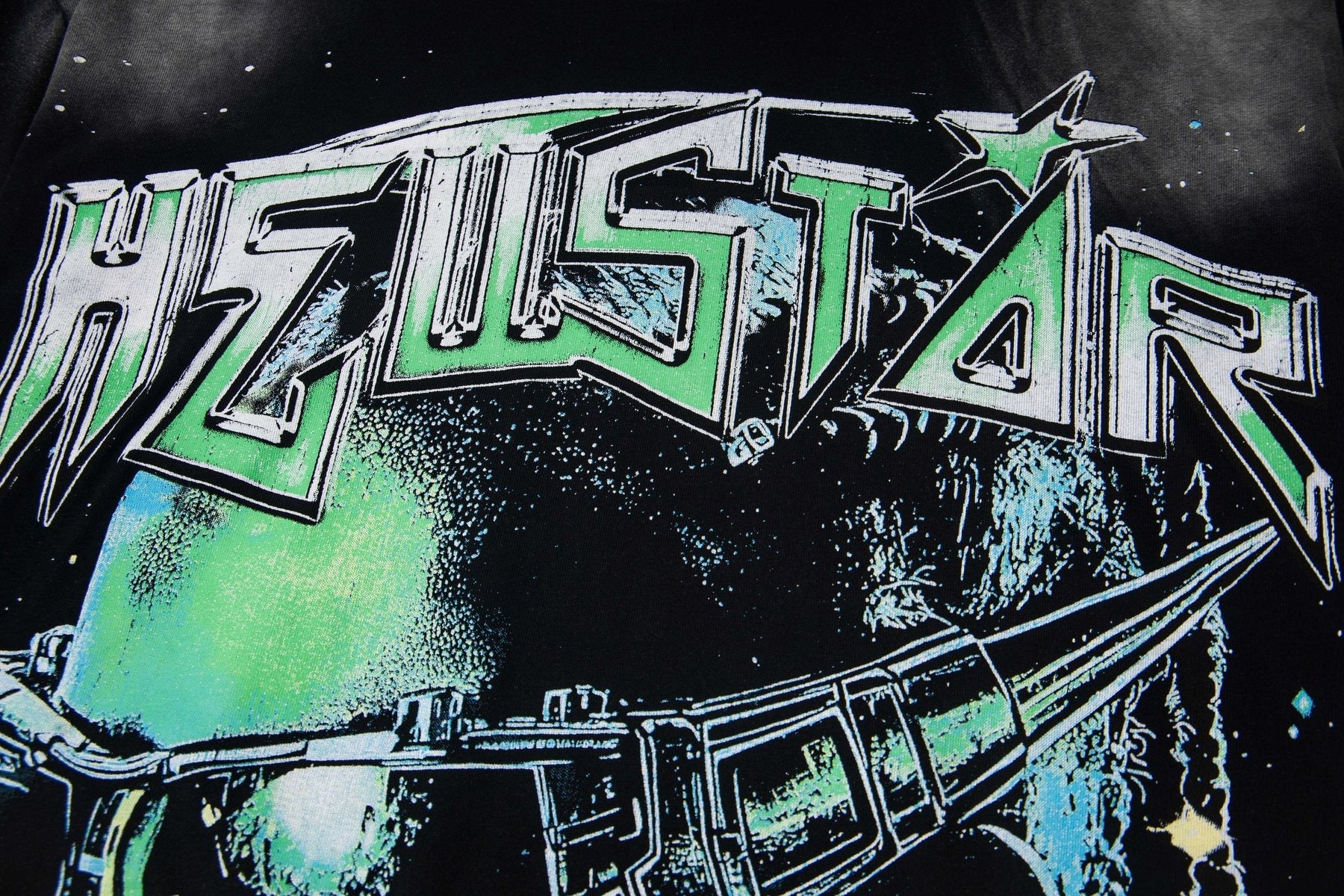 HS Distressed Front & Back Graphic T-Shirt ¡ª detail