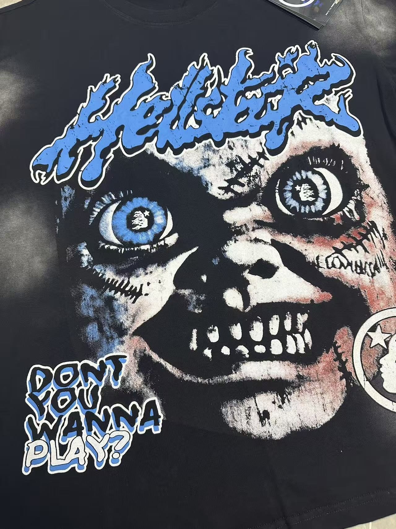 HS Skull & Barbed Wire Graphic T-Shirt ¡ª detail