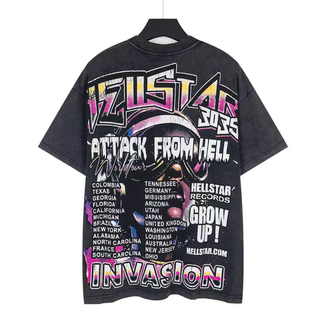 HS Attack From Hell Invasion Graphic T-Shirt ¡ª back
