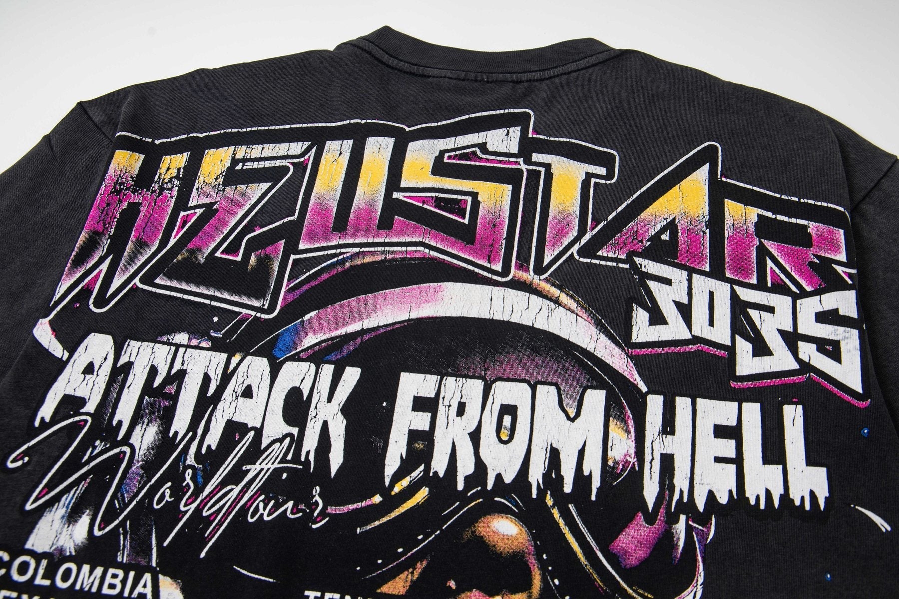 HS Attack From Hell Invasion Graphic T-Shirt ¡ª detail