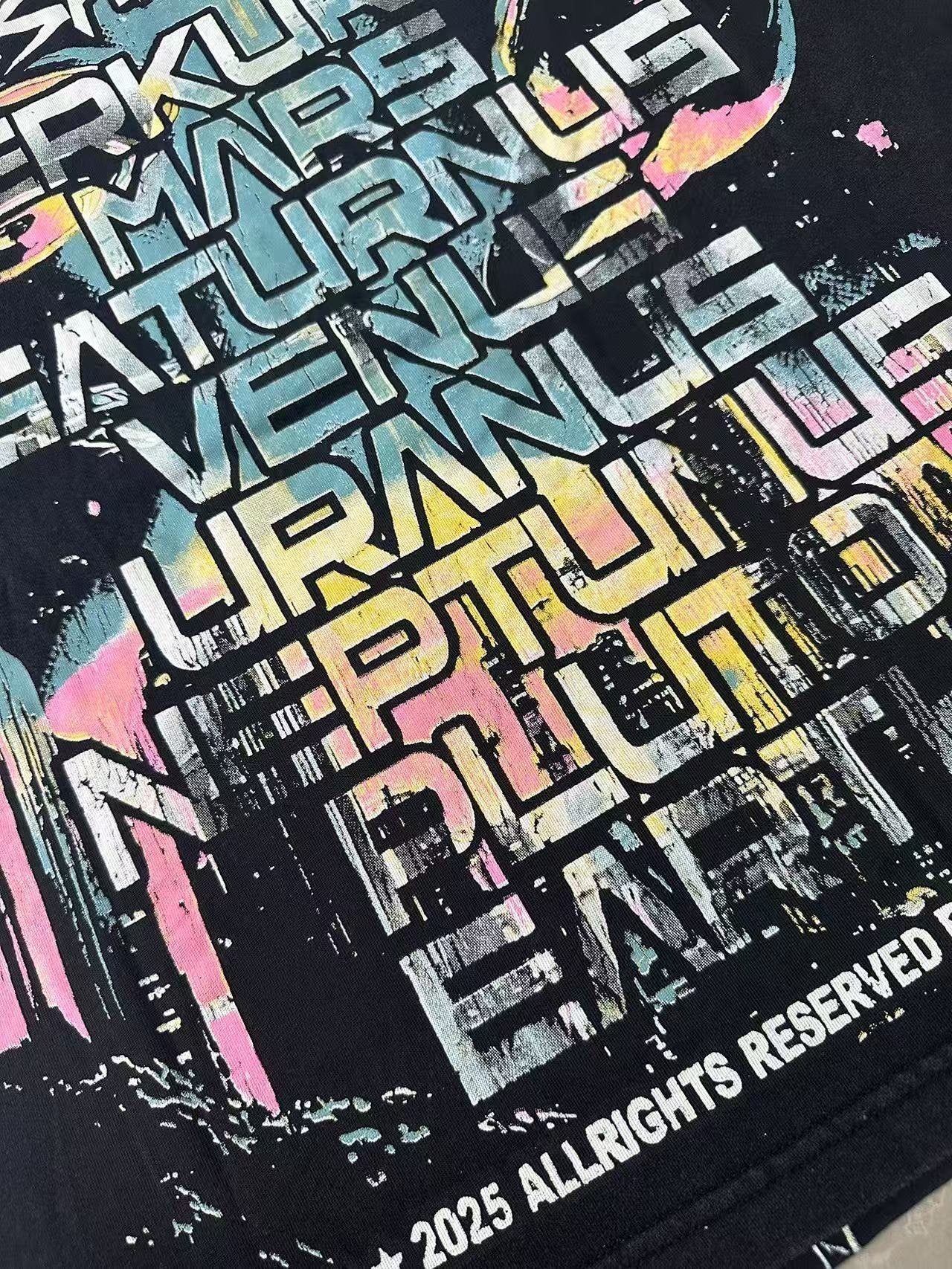 HS Spacetour Space Graphic Short-Sleeve T-Shirt ¡ª detail