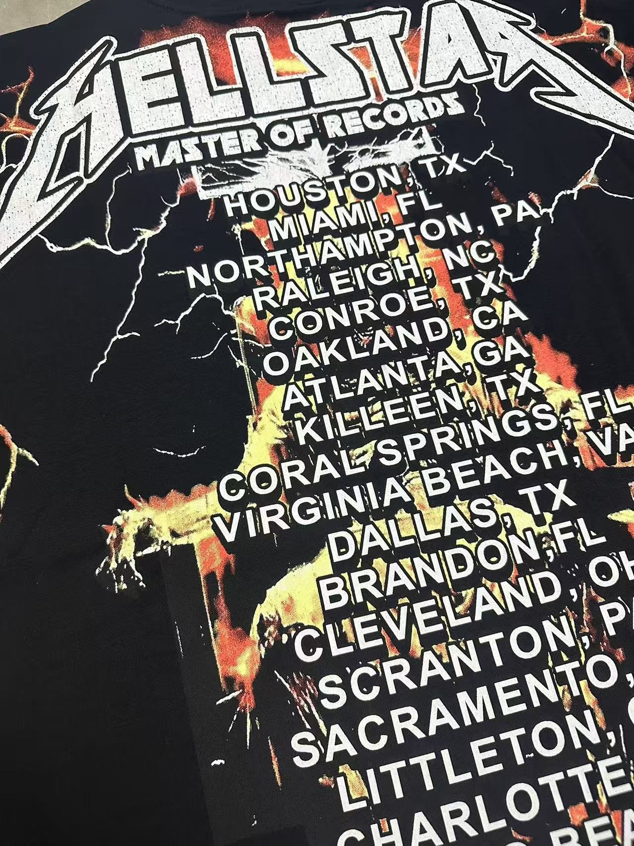HS Master of Records Tour Graphic T-Shirt ¡ª detail